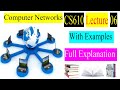 CS610 Lecture 06  CS610 Lecture No 6  CS610 Short Lectures Computer Network With Abid Ali