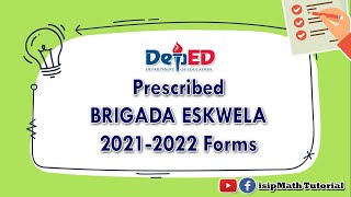 Prescribed BRIGADA ESKWELA 2021-2022 Forms