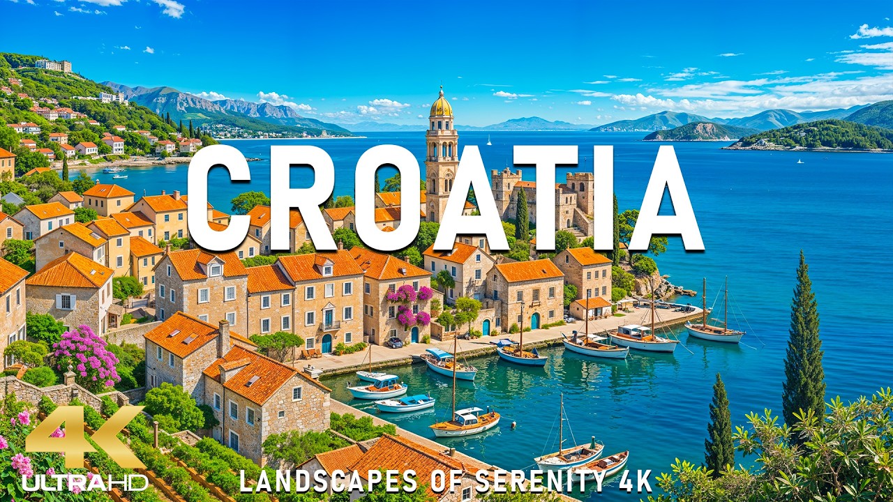 CROATIA 4K | Pearl of the Adriatic – Historic Cities, Crystal Waters & Stunning Islands