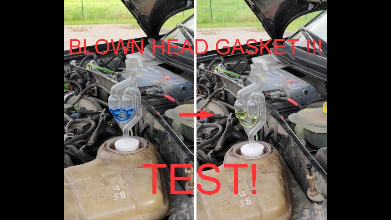 Blown head gasket simple test YouTube