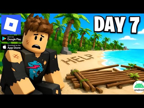 AKU BERTAHAN 7 HARI DI PULAU MR BEAST ROBLOX!! Main Game Escape From Mr Beast Island Di Roblox