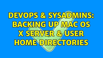 DevOps & SysAdmins: Backing up Mac OS X Server & User Home Directories (2 Solutions!!)