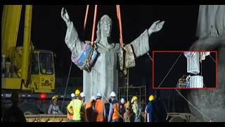 Desmontan Monumento A Cristo Rey En Managua Por Nueva Pista Vial