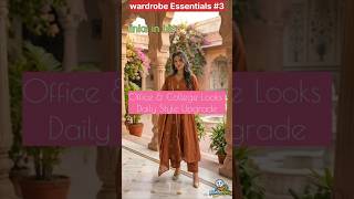 Wardrobe Essentials #3 ✨ Effortless Office &amp; College Looks You’ll Wear Daily #wardrobeessentials