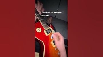 Thumbnail of Bro had 3 assignments due 💀 #guitar #electricguitar #fyp