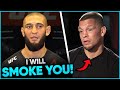 Khamzat Chimaev sends a message to Nate Diaz & challenges him to a fight in December, Mike Perry