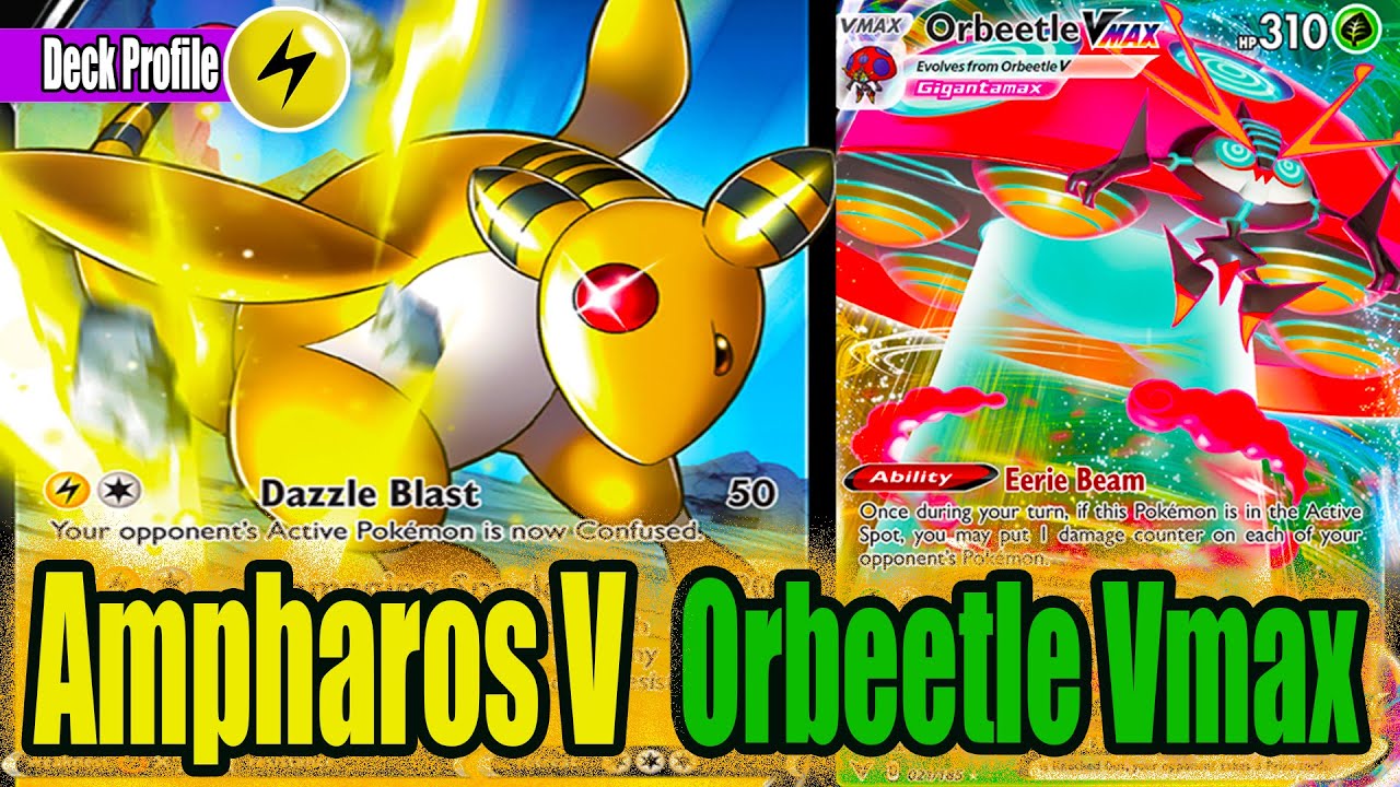 Ampharos V / Orbeetle VMAX Spread Deck! (PTCGO Vivid Voltage) Ampharos V / Orbeetle VMAX Spread Deck! (PTCGO Vivid Voltage)