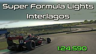 iRacing SFL Super Formula Lights Interlagos Q Hotlap 1:24.590 - 2026 Season 2