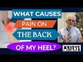 Whats causing pain on the back of my heel