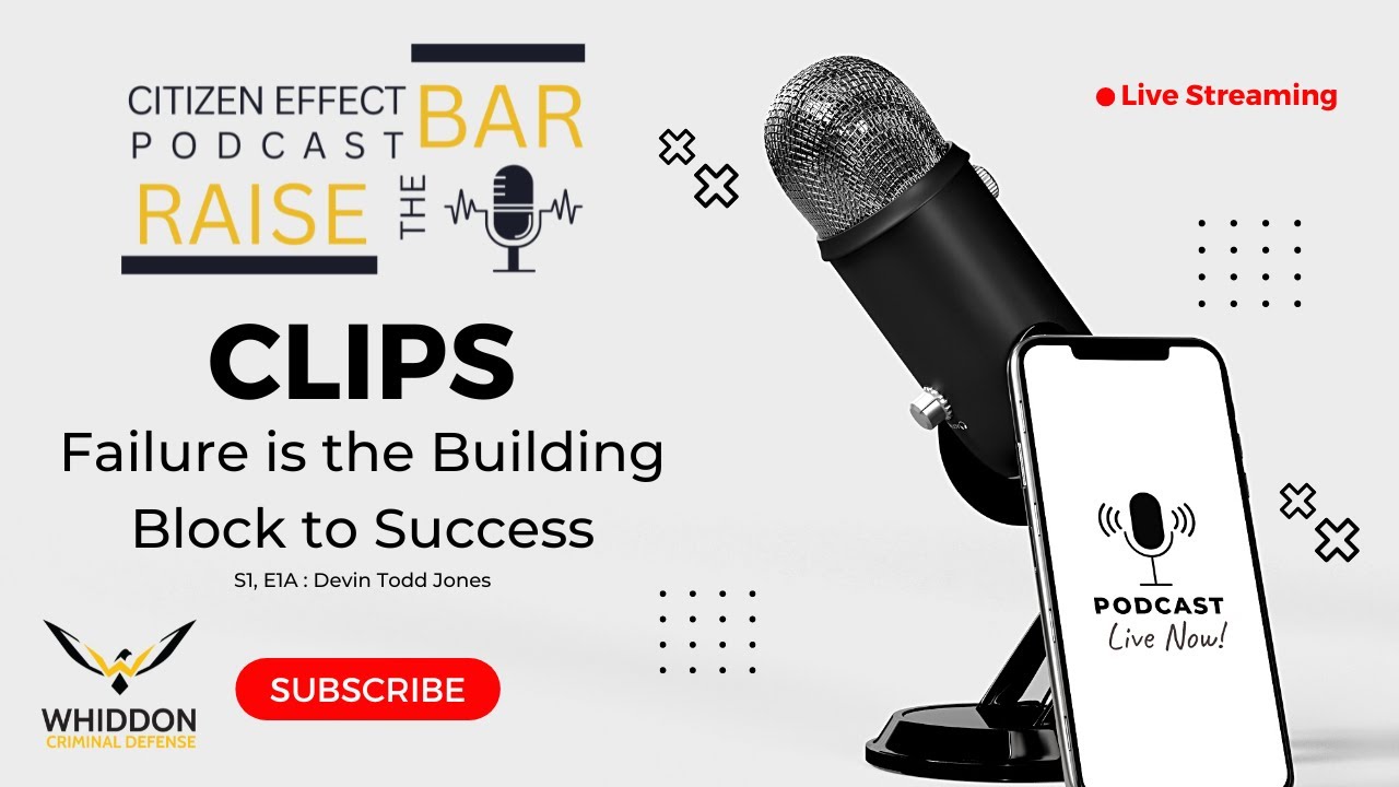 Failure is necessary to achieve success