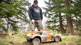 1/5 5IVE-T 2.0 4wd SCT Gas BASHING SESSION with CRASHES