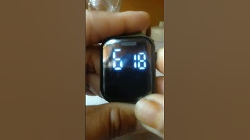 One button digital LED watch | Time and Date setting | How to set time and Date in LED watch