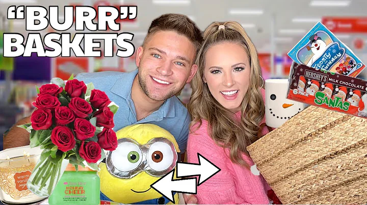 MAKING HOLIDAY “BURR BASKETS” FOR EACH OTHER AT TARGET (BF VS GF) 🎅🏻🎄