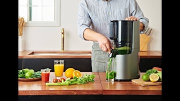 Hướng dẫn làm nước ép cần tây, dứa, ớt chuông vàng với Máy ép Unie UE580