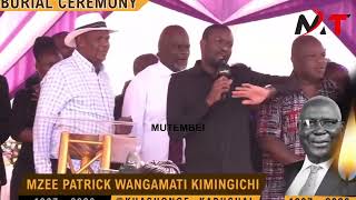 "SIFUNA, NJOO UTULIZE HAWA WATU!" DRAMA AS CROWD ERUPTS AT WANGAMATI BURIAL