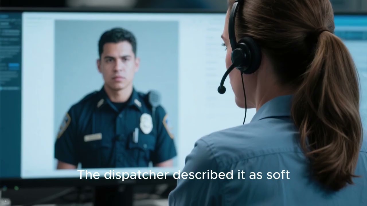 The 911 call came from a dead offcier radio....