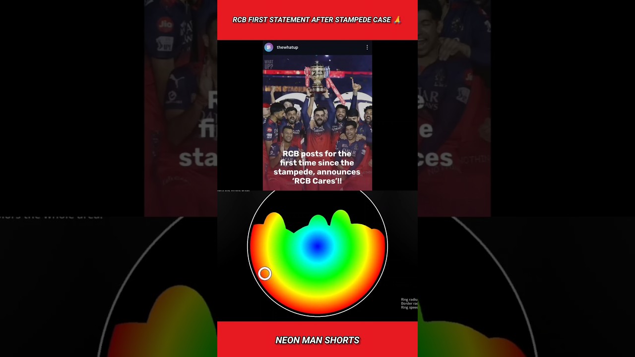 RCB First Statement after Stampede Case 🙏 