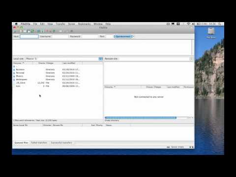Setting Up Filezilla - FTP Client - Ideal For Uploading To Wordpress