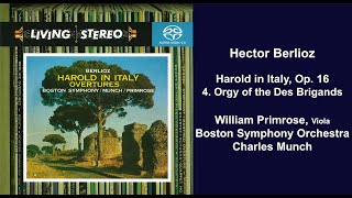 Hector Berlioz: Harold in Italy, Op. 16 - 4. Orgy of the Des Brigands - Charles Munch
