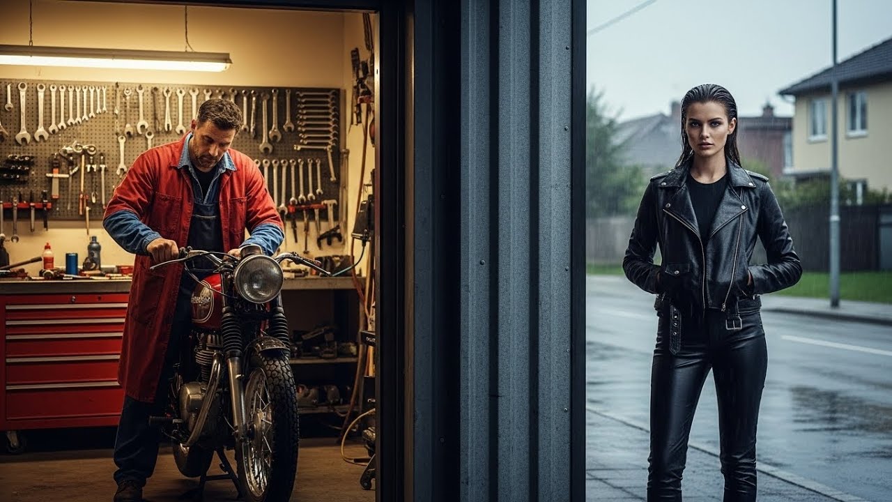 En mekaniker utan resurser reparerade en kvinnas motorcykel – utan att veta att hon var miljonär.