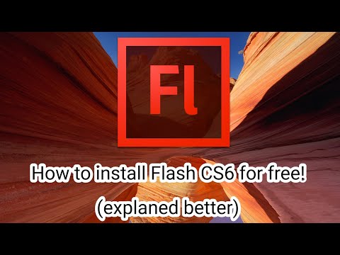 How to install Flash CS6 for free! (explaned better) 