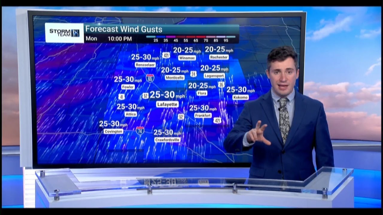 Monday evening forecast - YouTube