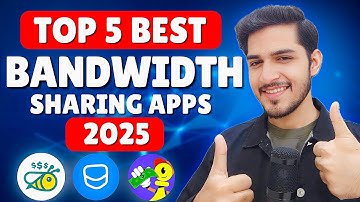 Top 5 Best Bandwidth Sharing Apps 2025 – Earn Passive Income by Sharing Internet Bandwidth!