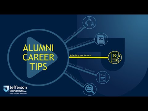 Alumni Career Tips: Refreshing your Résumé thumbnail