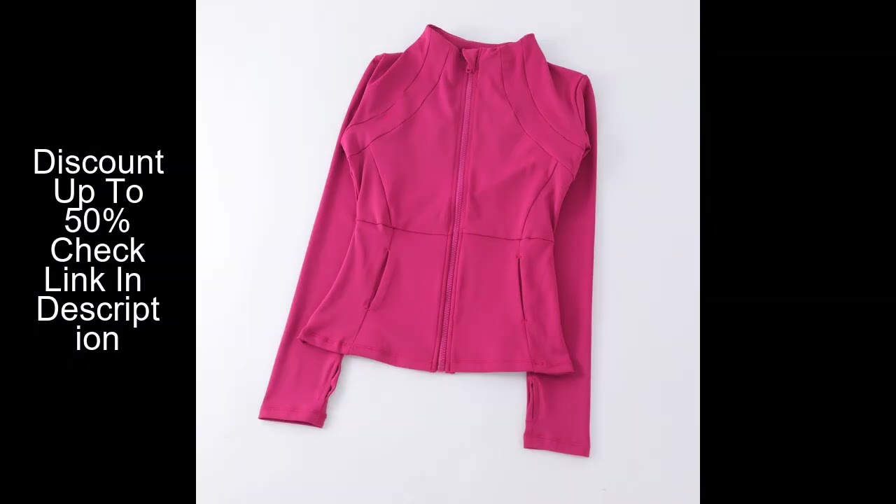 2024 Yoga Clothes Windbreaker Sportswear Woman Running Long Sleeve Sweatshirt Sports Jackets Top Wom