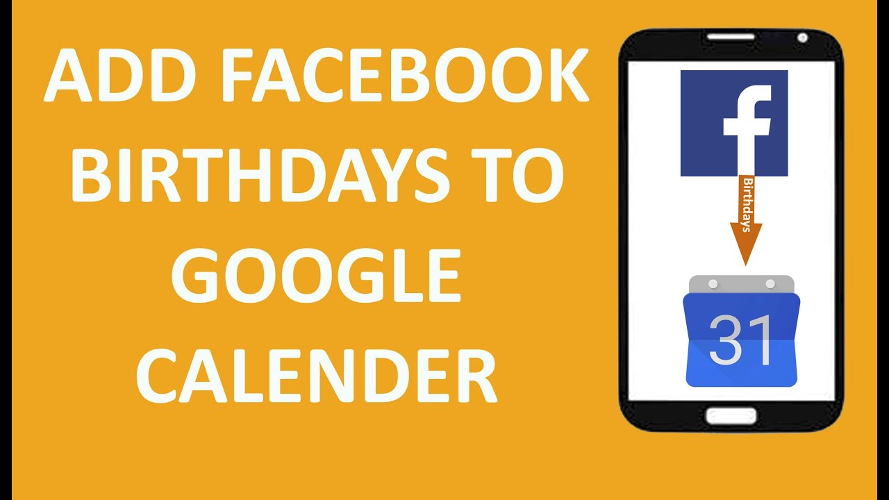 How to import Facebook birthdays to Google Calendar EazyTrix YouTube