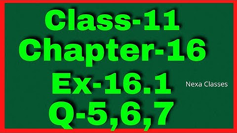 Ex-16.1 Q-5,6,7 Class 11 ( Probability ) NCERT Math || Q 5,6,7 Ex 16.1 Class 11 Math ||