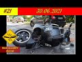 Подборка ДТП на видеорегистратор. Июнь 2021/A selection of accidents on the DVR. June 2021 #21