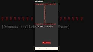 How to make I pattern coding #C language #youtubeshorts #cs #viral #shorts#computer #engineerig#life