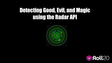 Detecting Good, Evil, and Magic with the Radar API