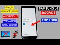 Samsung J6 FRP Bypass Android 10 | Samsung J600f Remove FRP Lock | Google Account Unlock Without PC