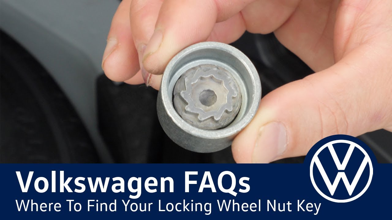 Where is Wheel Lock Key Located  