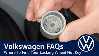 VW FAQ  Where To Find Your Locking Wheel Nut Key