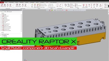 Reverse Engineering a small Plastic Part | Geomagic Design X + Raptor X #reverseengineering