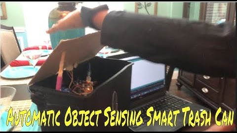 How To Make A Smart Object Sensing Trash Can Using Arduino UNO | 2S Brainiacs | #36