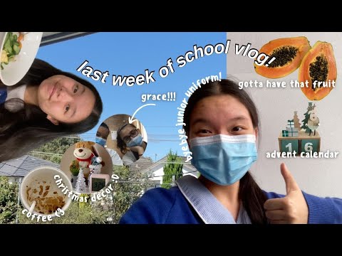 LAST WEEK OF SCHOOL VLOG WITH A TWIST *in person classes* || meet my friends & daily routine