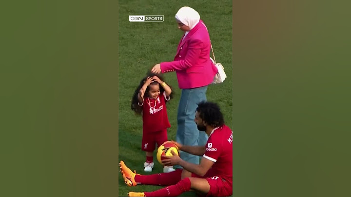 Mo Salah & his daughter pulling each others hair 😆🫶🏼 #LFC #mosalah