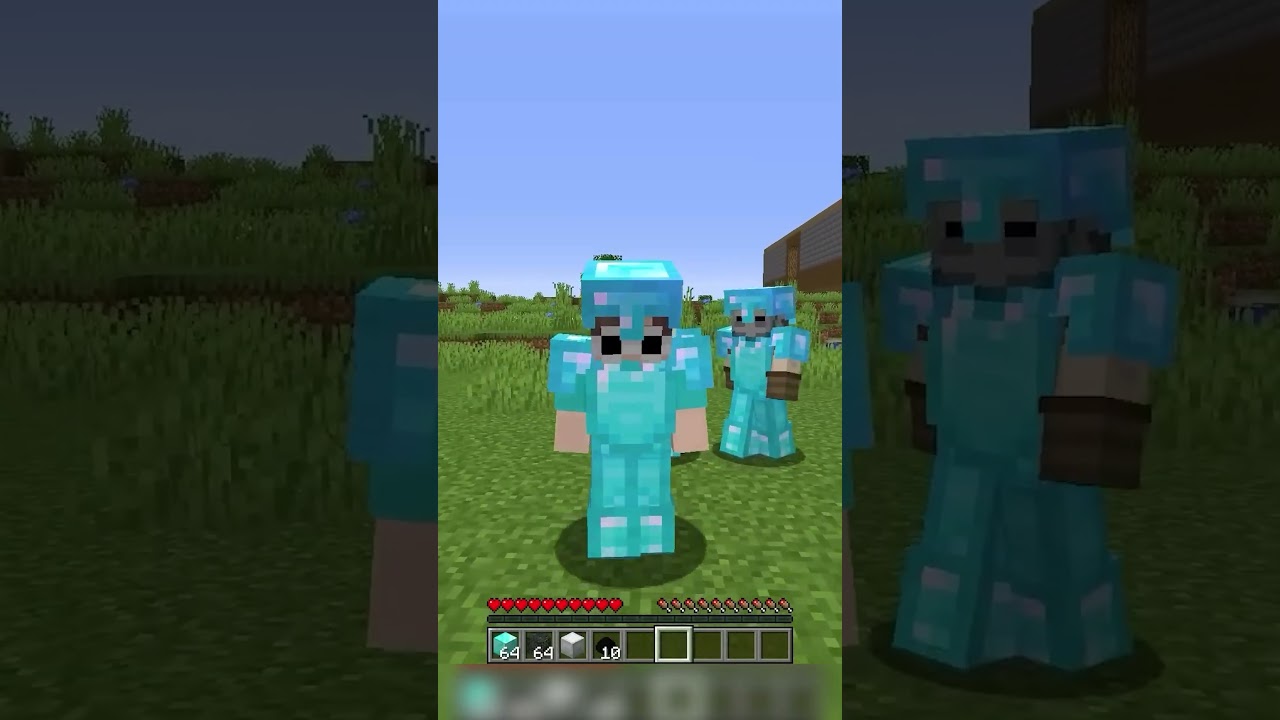 POV: Everything changes when you use a GIRL skin #minecraftmemes