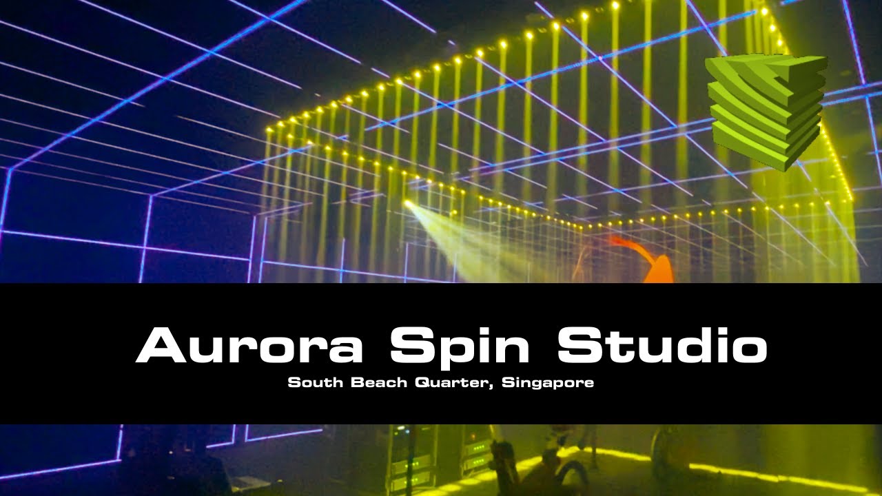 MADRIX @ Aurora Spin Studio in South Beach Quarter, Singapore - YouTube