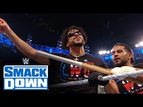 Bad Bunny Receives An Lwo Shirt: Smackdown Exclusive, May 5, 2023