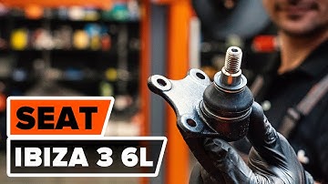 How to change front ball joint on SEAT IBIZA 3 6L [TUTORIAL AUTODOC]