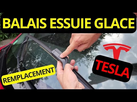 Balais d'essuie-glace en silicone Tesla pour Model 3/Y – TESLAUNCH