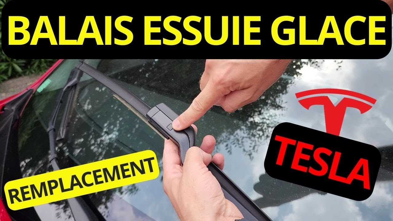 TUTO REMPLACEMENT BALAIS ESSUIE GLACE TESLA MODEL Y 3 