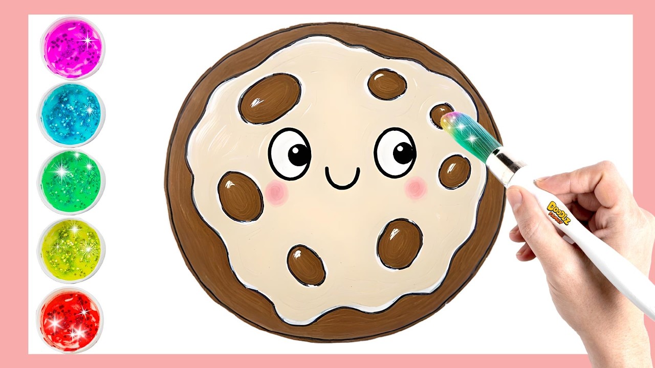 How to Draw a Cute Cookie 🍪 | Easy Drawing for Kids - YouTube