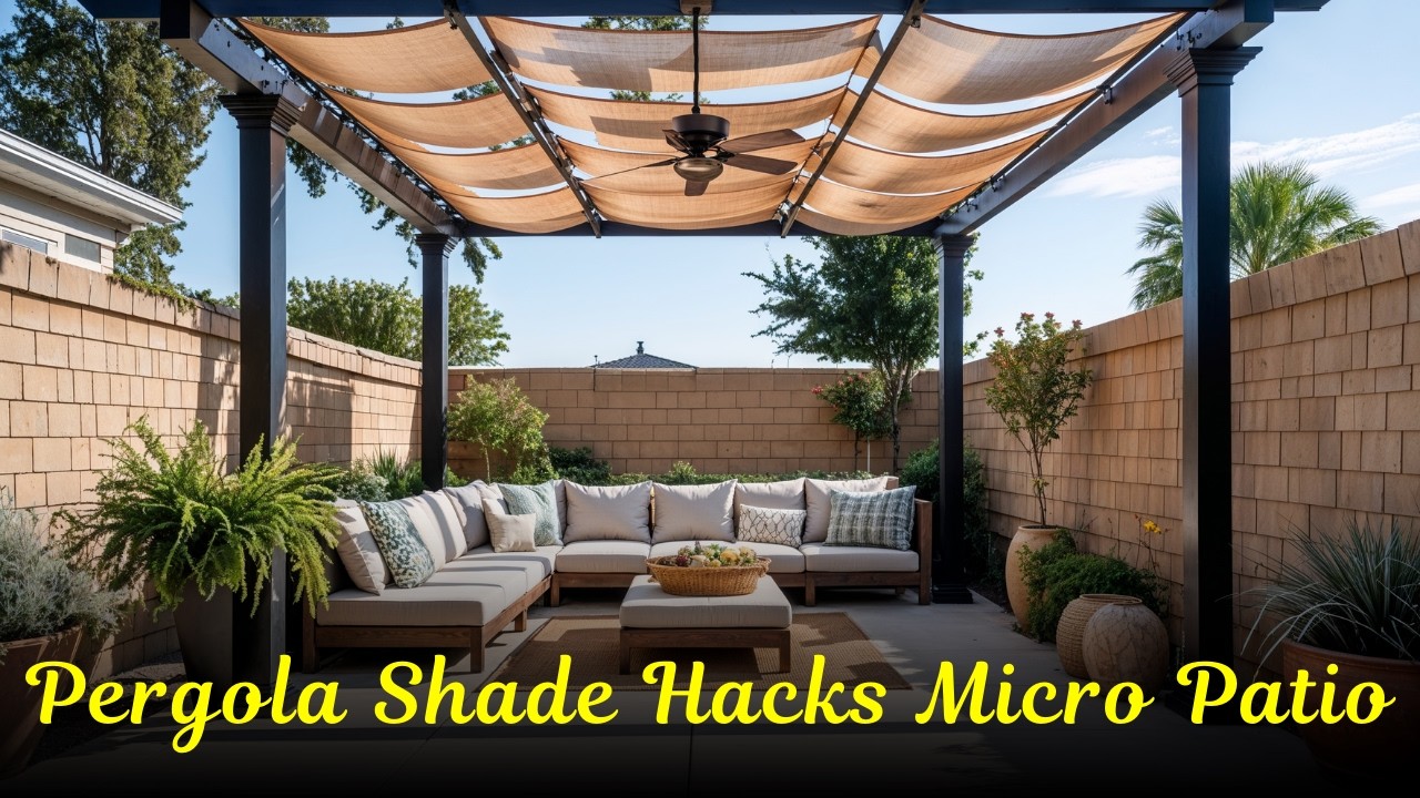 Pergola Shade Hacks & Micro Patio Cover Ideas | Outdoor Living 2025