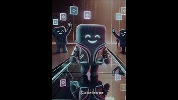 Cubes Catwalk | Relaxing Loop Animation  #oddlysatisfying #cute #cubeloopz #animation